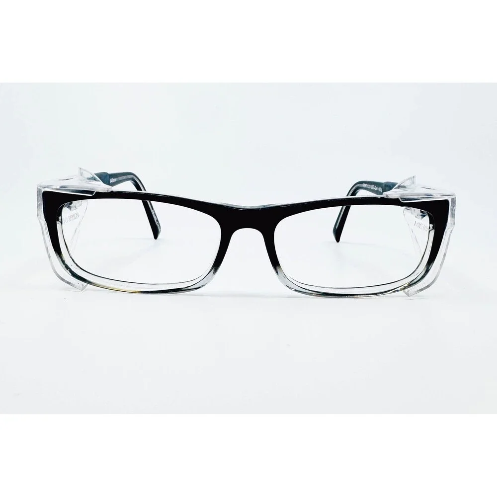 Pentax Safety Glasses Mens Black Clear Z87 Side Shields 140mm